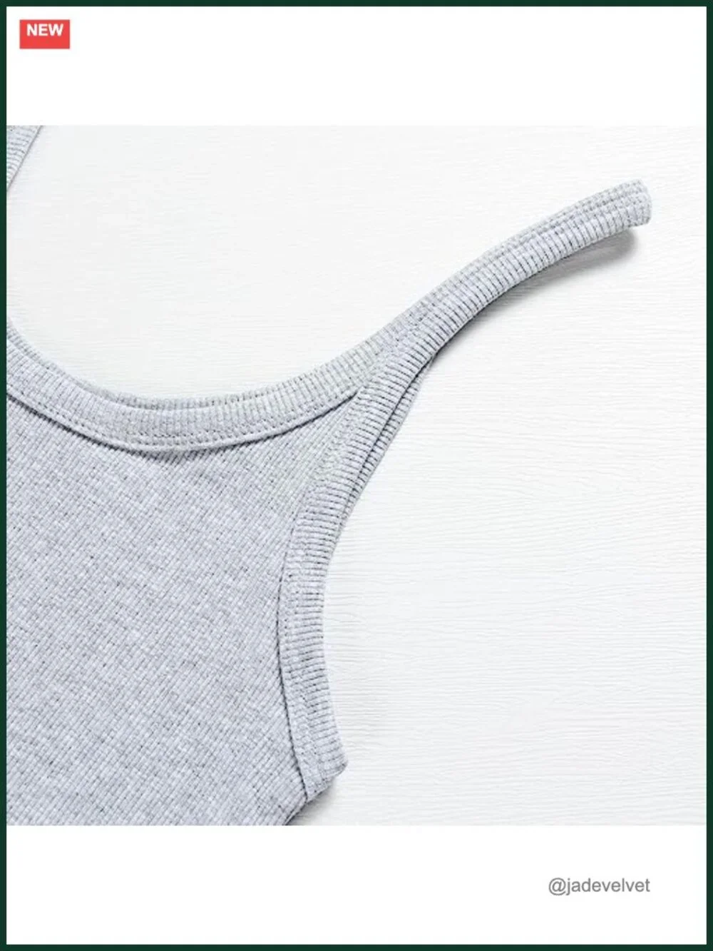 Women's Ribbed Knit Sleeveless Scoop Neck Cami Tank Top